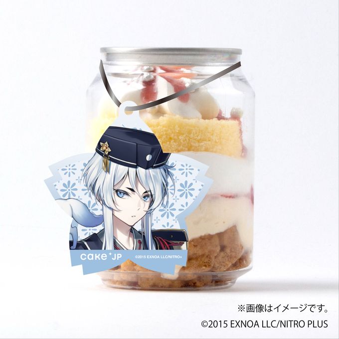 「刀剣乱舞ONLINE」 白山吉光 タグ付きケーキ缶（イチゴカスタード） 1