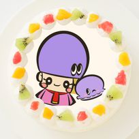 【アジーンTV】丸型写真ケーキ 3号 9cm