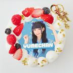 『ボンボンTV』ゆめちゃん クリスマス丸型4号 写真ケーキ 1