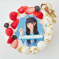 『ボンボンTV』ゆめちゃん クリスマス丸型4号 写真ケーキ