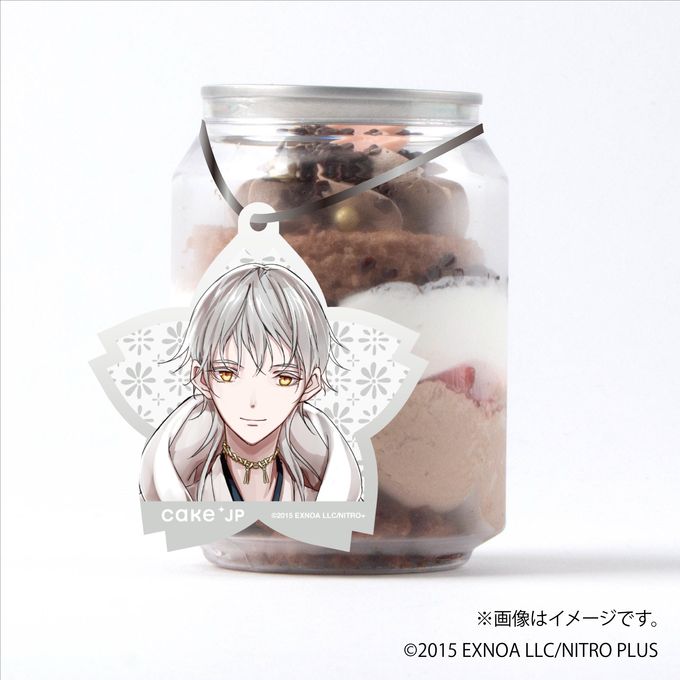 「刀剣乱舞ONLINE」 鶴丸国永 タグ付きケーキ缶（ダブルチョコレート） 1