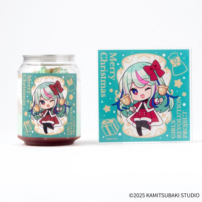 『少女革命計画』氷夏至 アクリルコースター付きケーキ缶（メロン味） 1