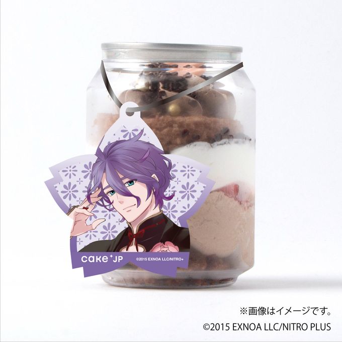 「刀剣乱舞ONLINE」 歌仙兼定 タグ付きケーキ缶（ダブルチョコレート） 1