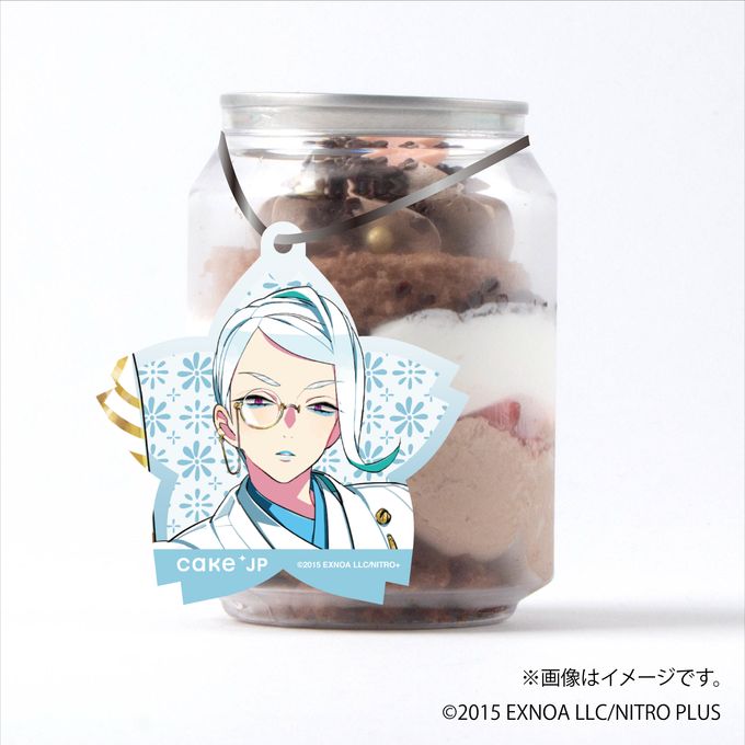 「刀剣乱舞ONLINE」 巴形薙刀 タグ付きケーキ缶（ダブルチョコレート） 1