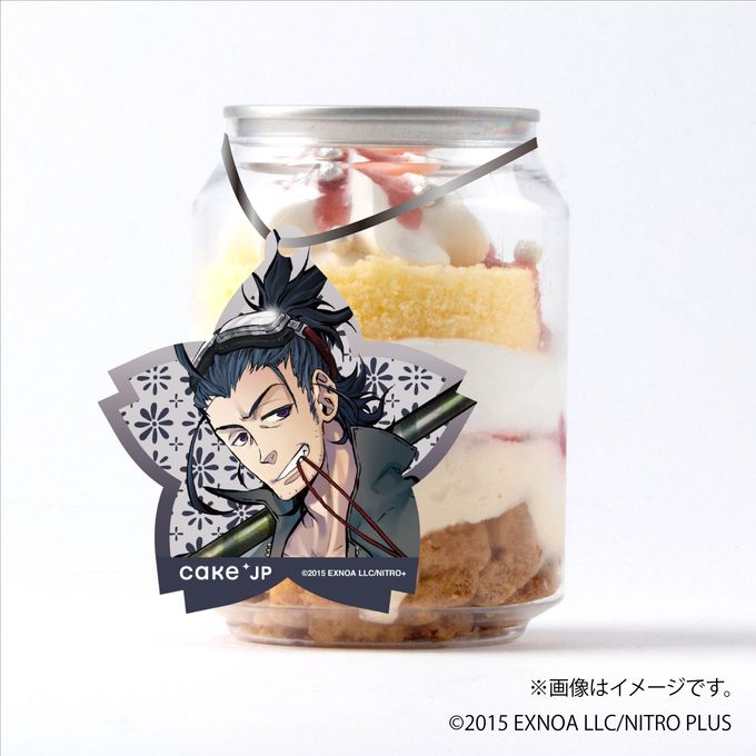 「刀剣乱舞ONLINE」 日本号 タグ付きケーキ缶（イチゴカスタード） 1