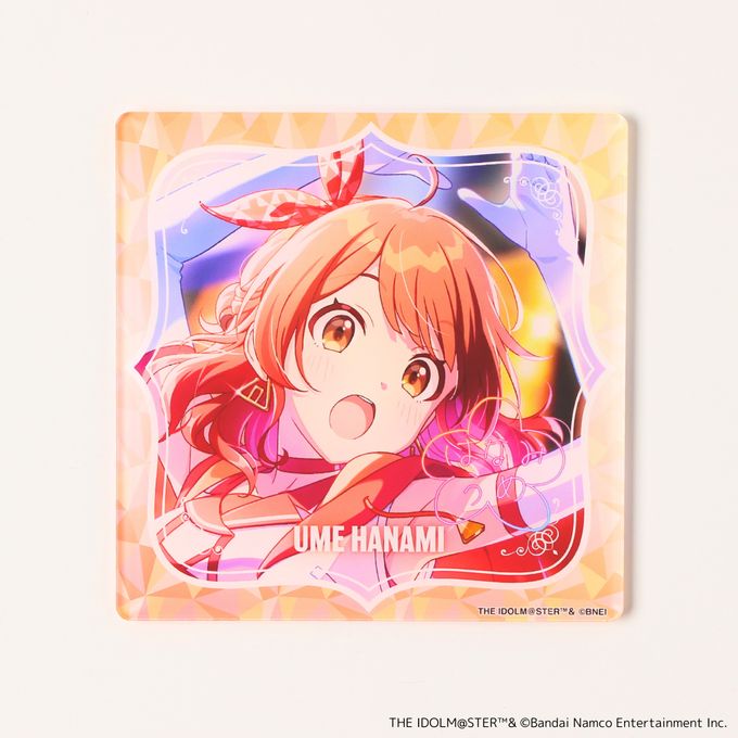 【学園アイドルマスター】花海祐芽 ケーキ缶 アクリルコースター付き 3