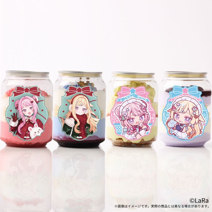 『HIMEHINA』鈴木ヒナ アクリルコースター付きケーキ缶（ミニキャライラスト・レアチーズケーキ味） 2