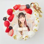 『ボンボンTV』みーみ クリスマス丸型4号 写真ケーキ 1