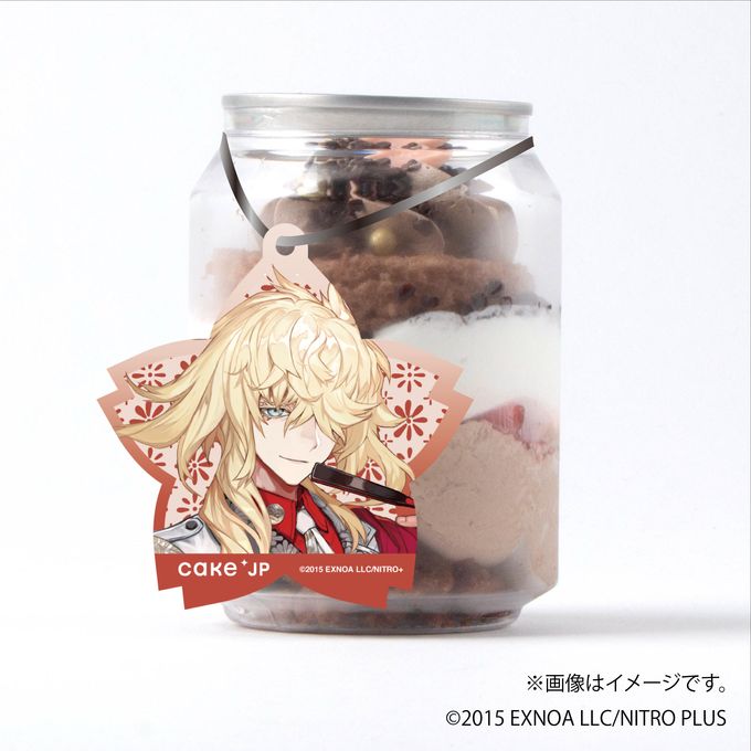 「刀剣乱舞ONLINE」 一文字則宗 タグ付きケーキ缶（ダブルチョコレート） 1