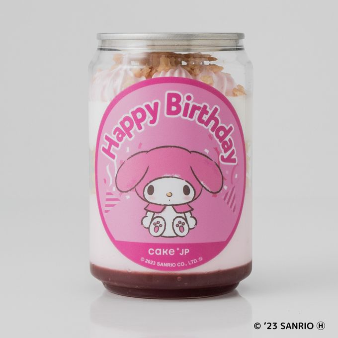 公式】マイメロディ ケーキ缶（Happy Birthday ver.）【サンリオ 