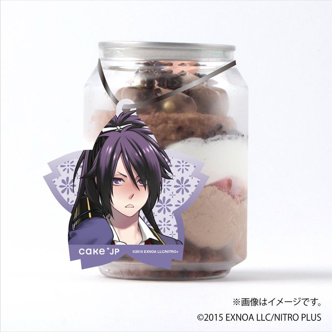 「刀剣乱舞ONLINE」 不動行光 タグ付きケーキ缶（ダブルチョコレート） 1