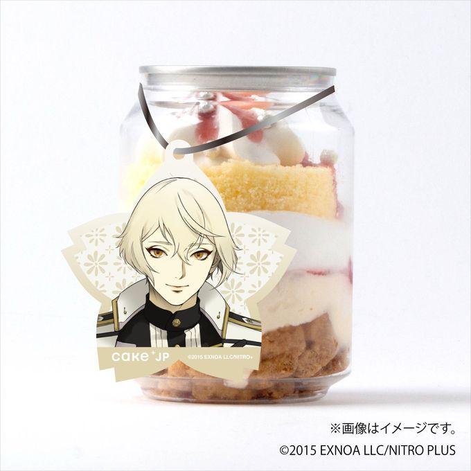 「刀剣乱舞ONLINE」 髭切 タグ付きケーキ缶（イチゴカスタード） 1