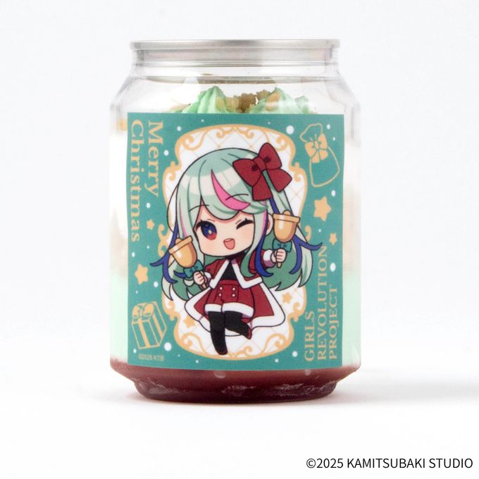 『少女革命計画』氷夏至 アクリルコースター付きケーキ缶（メロン味） 2