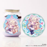 『HIMEHINA』鈴木ヒナ アクリルコースター付きケーキ缶（ミニキャライラスト・レアチーズケーキ味）