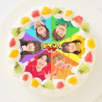 【ポケるんTV】丸型写真ケーキ 3号 9cm 1