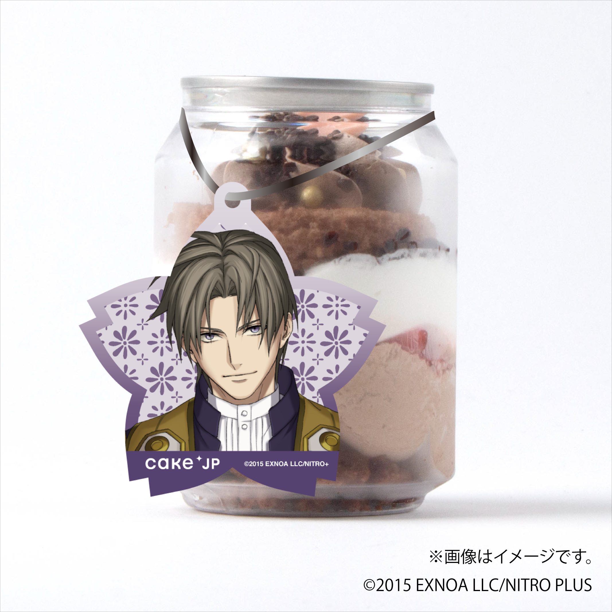 刀剣乱舞ONLINE」 へし切長谷部 タグ付きケーキ缶（ダブルチョコレート