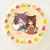 【たくっち】丸型写真ケーキ 3号 9cm