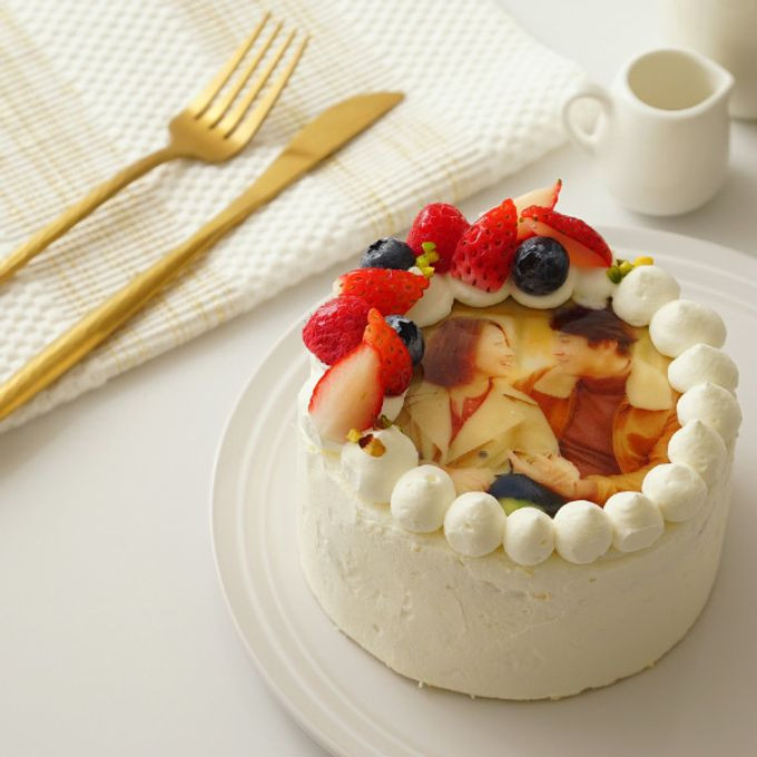シーグラスアート　♡いちごたっぷりのクリスマスケーキ♡憧れsakuraブランコ♡ シーグラスアート ♡いちごたっぷりのクリスマスケーキ♡憧れ