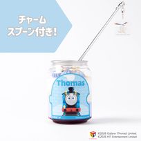 【スプーン付き】『きかんしゃトーマス』ケーキ缶（トーマス）
