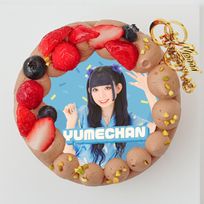 『ボンボンTV』ゆめちゃん クリスマスチョコ丸型4号 写真ケーキ