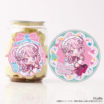 『HIMEHINA』田中ヒメ アクリルコースター付きケーキ缶（ミニキャライラスト・ピスタチオ味）