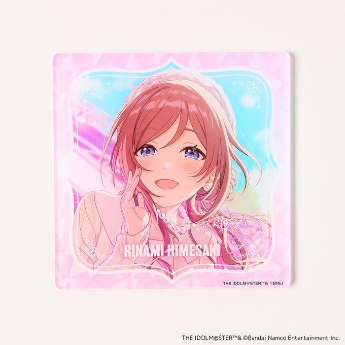 【学園アイドルマスター】姫崎莉波 ケーキ缶 アクリルコースター付き 3