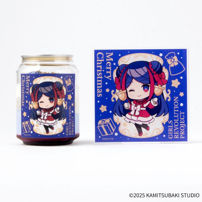 『少女革命計画』佳鏡院 アクリルコースター付きケーキ缶（ブドウ味） 1