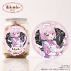 【みけねこ】 アクリルコースター付きケーキ缶（イチゴカスタード） 1