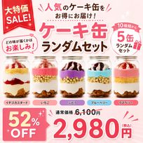 【大特価セール】ケーキ缶 5缶ランダムセット