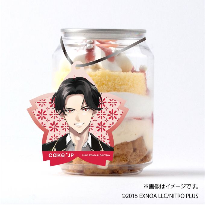 「刀剣乱舞ONLINE」 豊前江 タグ付きケーキ缶（イチゴカスタード） 1