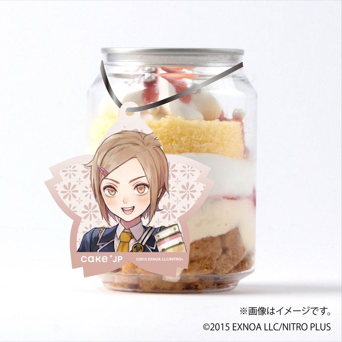 「刀剣乱舞ONLINE」 包丁藤四郎 タグ付きケーキ缶（イチゴカスタード） 1