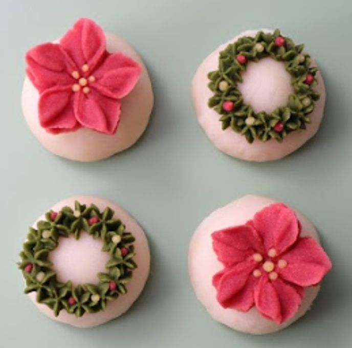 【１２月のおはぎ】１５個入りギフトBOX《風呂敷包み》 2