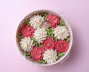 【迎春お持たせに】フラワーおはぎBOX「福寿」（風呂敷包み）（１２月２２日迄受付） 6