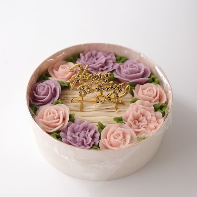 【味やお色が選べる♪】カラバリBirthdayフラワーおはぎボックス 誕生日プレゼント  3