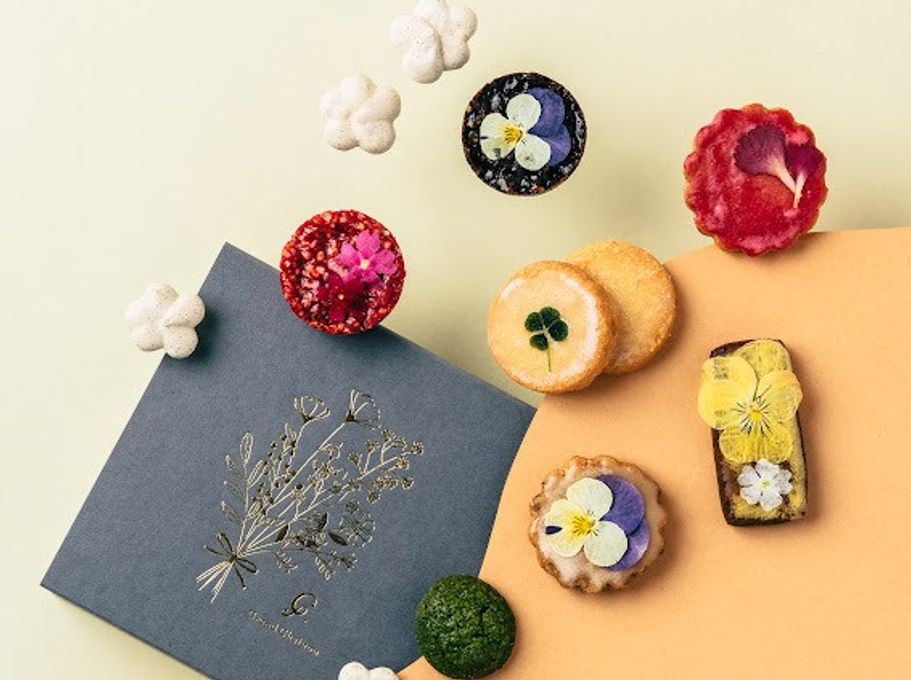 【出雲の名店Grand Chainon】押し花のクッキー缶 ママルニー 母の日2026 3