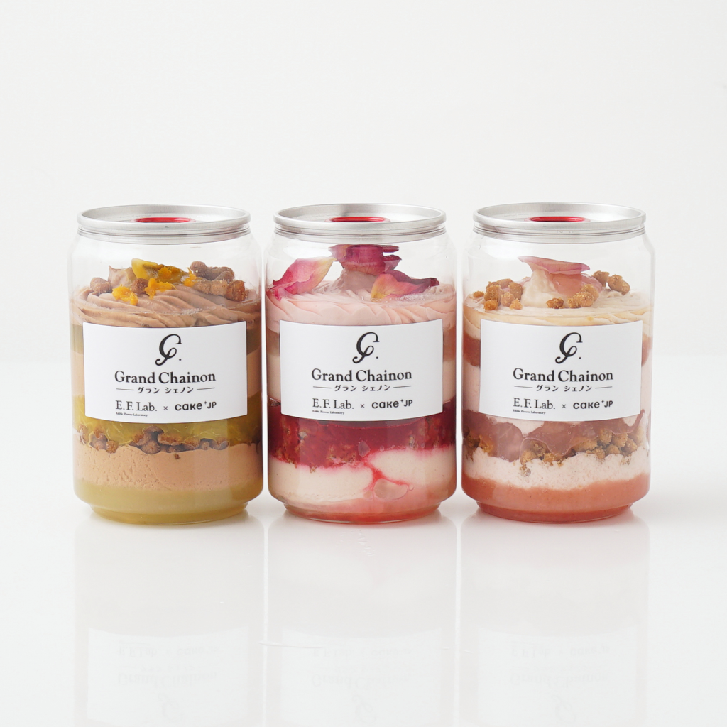 バラのパフェ缶 3個セット【E.F.lab×Grand Chainon×Cake.jp】 4
