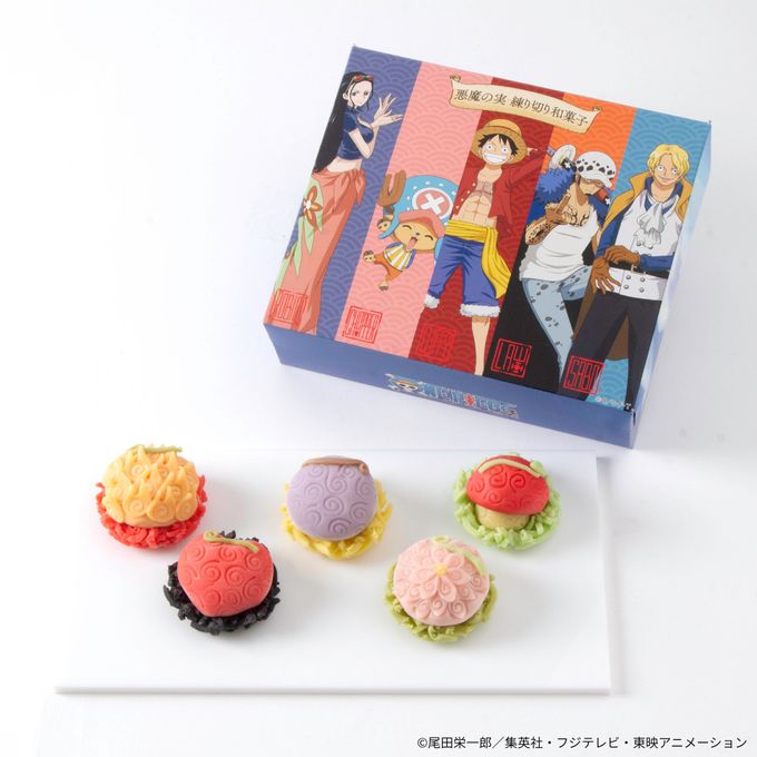 『ONE PIECE』悪魔の実 練り切り和菓子 5種セット 1