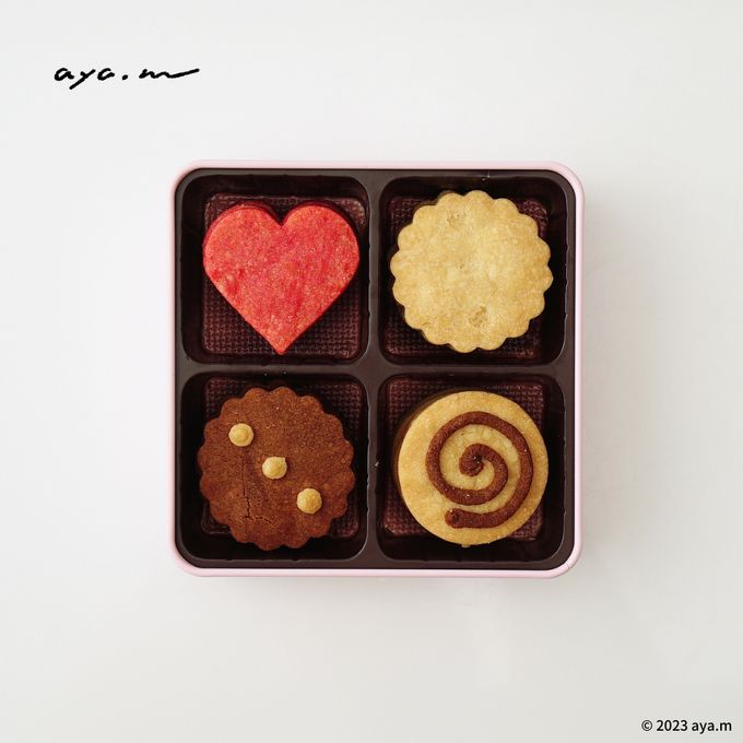 【aya.m × Cake.jp】コラボクッキー缶（街で見かけたおしゃれさん）  4