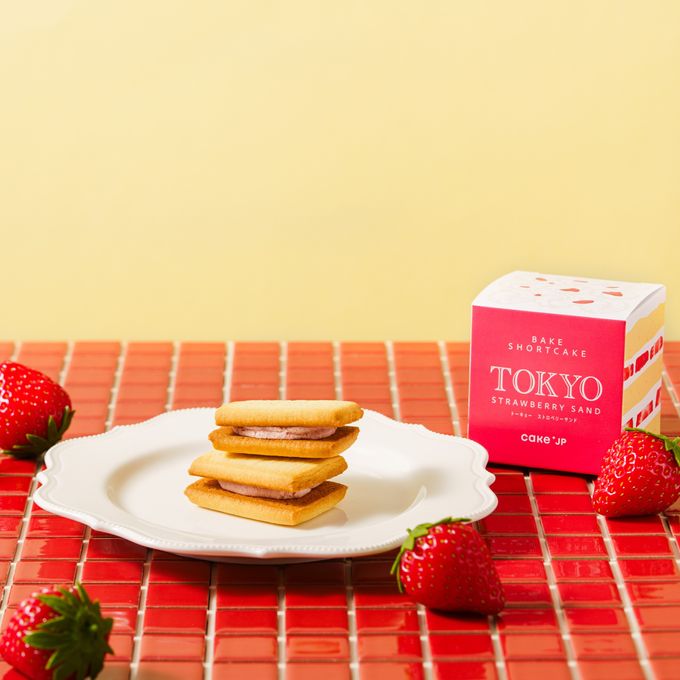 【数量限定セール】TOKYO STRAWBERRY SAND （いちごクッキー）お試しキューブ2個入り 6セット 1