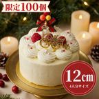 【限定100個】バニラムースケーキ 4号 12cm クリスマス2025 1