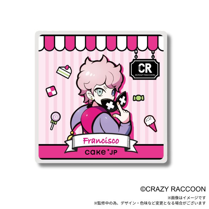 『Crazy Raccoon』Francisco アクリルコースター 1