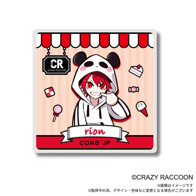 『Crazy Raccoon』rion アクリルコースター 1