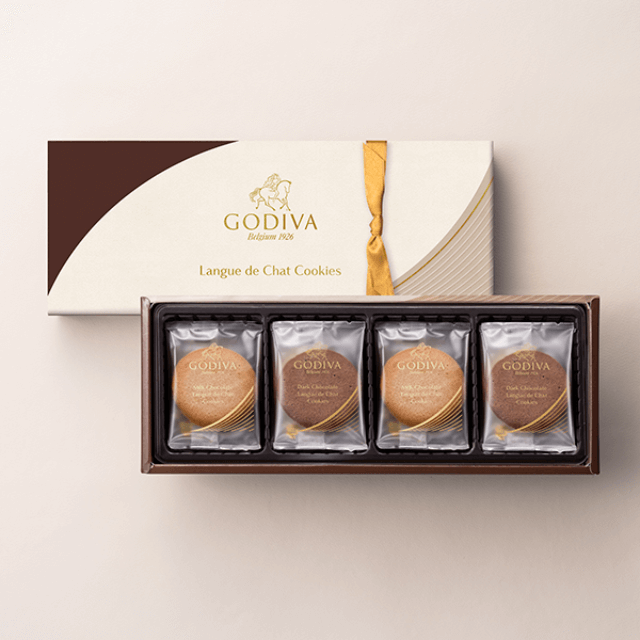 GODIVA】ラングドシャクッキーアソートメント(8枚入)チケット（Cake.jp