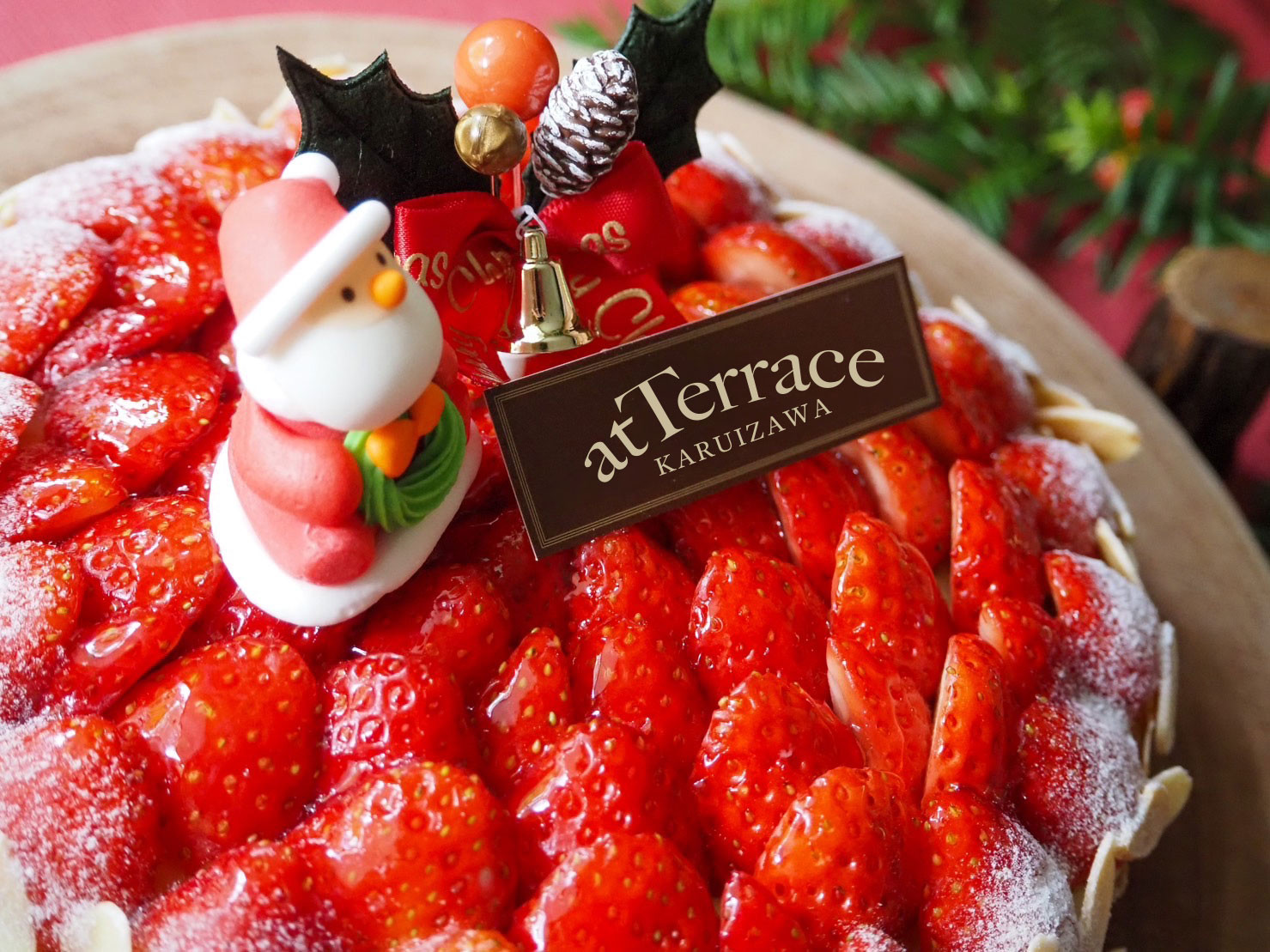 冷蔵でお届け】クリスマス軽井沢農園パティスリーから完熟いちごタルト