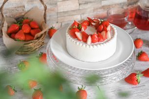 軽井沢農園パティスリーのいちごが美味しいデコレーションケーキ 5号