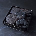 アイシングクッキー入りチョコレートクッキー缶 - ブラックパリオリジナル  2