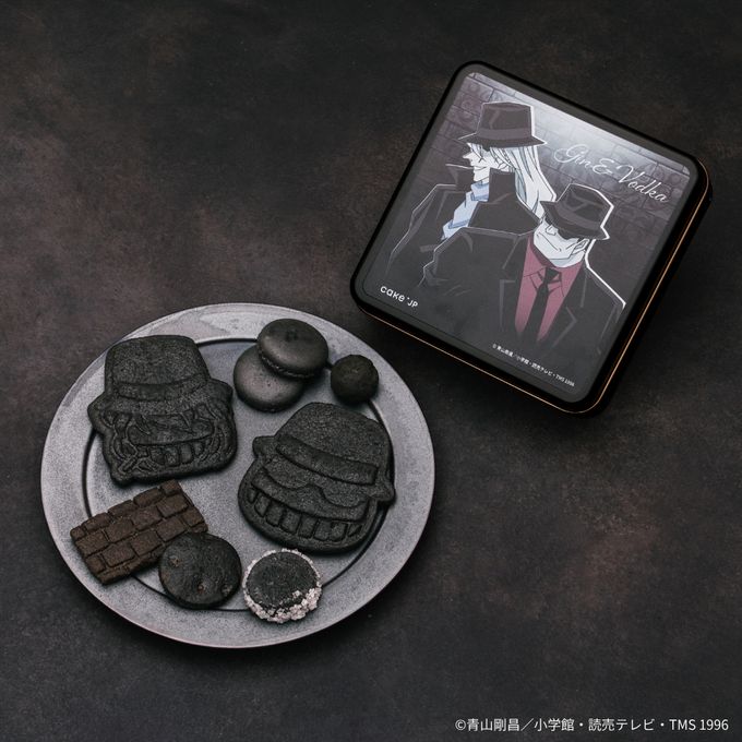 「名探偵コナン」黒ずくめの組織 クッキー缶（ジン＆ウォッカ） 3