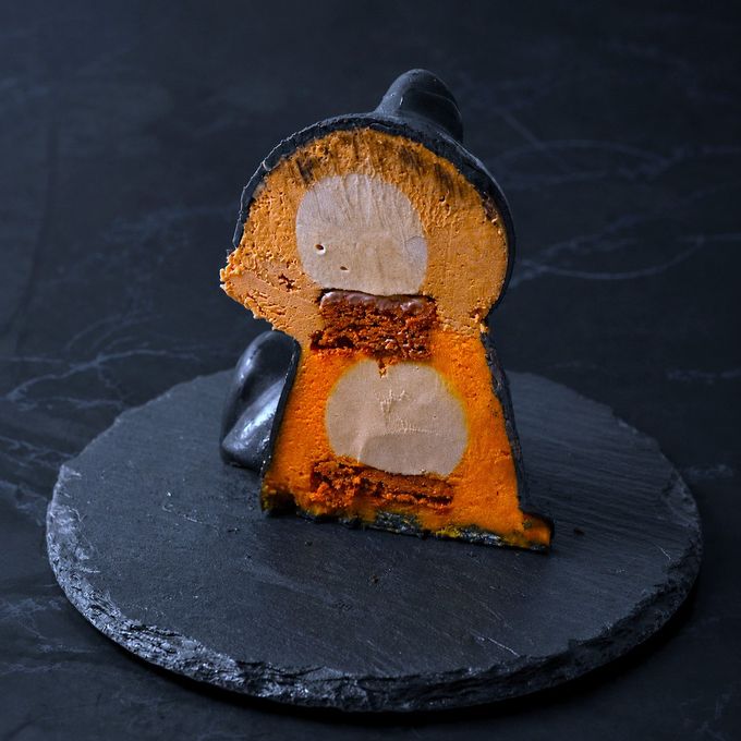 【期間限定】漆黒のさつまいもショートケーキ＆パンプキンテディベアケーキ タワーセット：ハロウィン2026 4