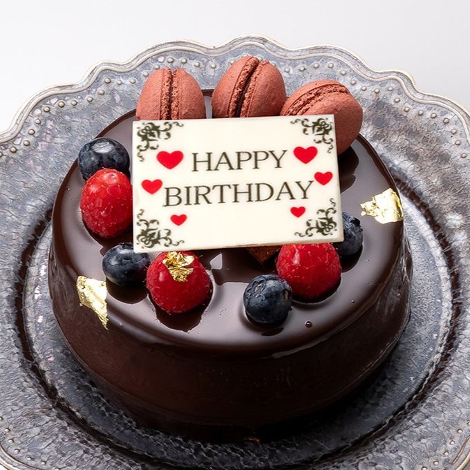 【神戸洋藝菓子ボックサン】ショコラ・マカロン プレミアム  4号   誕生日  1