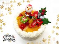 【神戸洋藝菓子ボックサン】ベリーホワイト クリスマスケーキ 4号 クリスマス2024 2